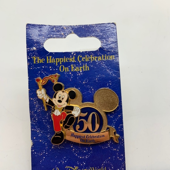 Disney Walt Disney World Mickey Mouse 50 Happiest Celebration on Earth Pin - Picture 4 of 9